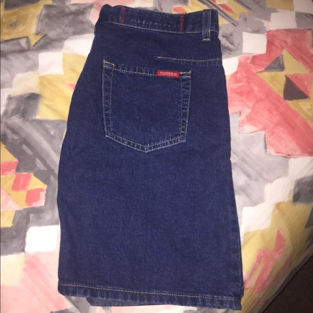 Vintage guess denim skirt!!!!